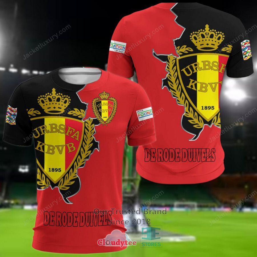 NEW Belgium De Rode Duivels national football team Shirt, Short 8