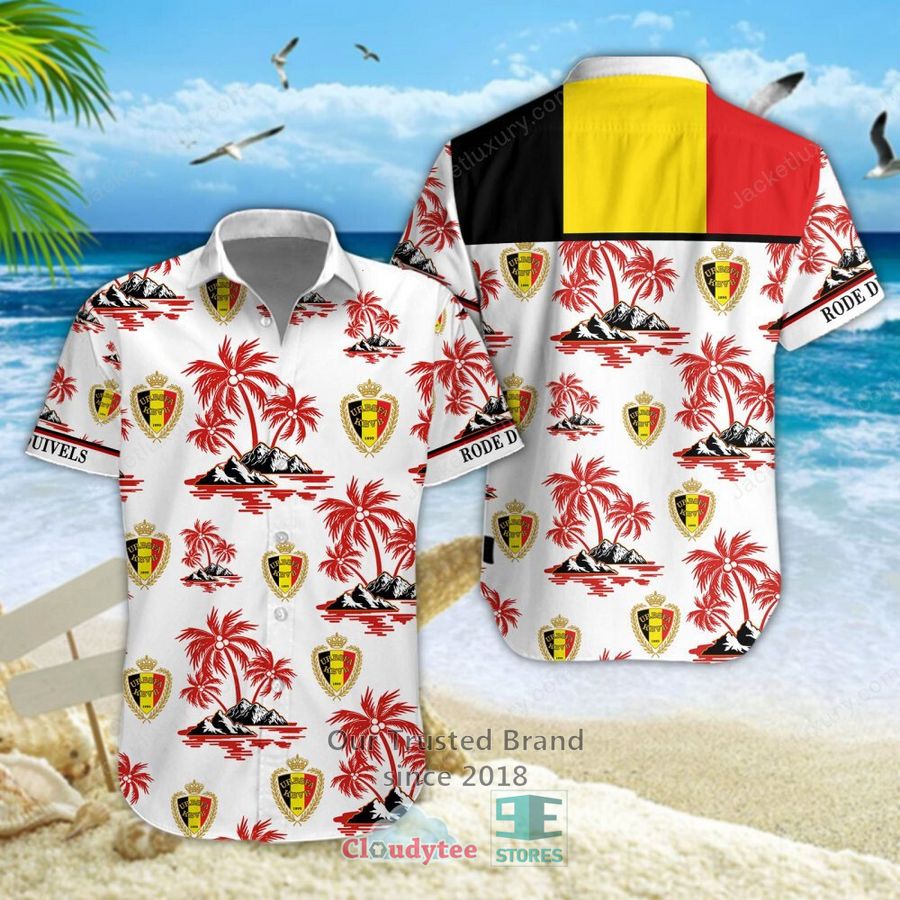 NEW Belgium national football team Hawaiian Shirt, Short