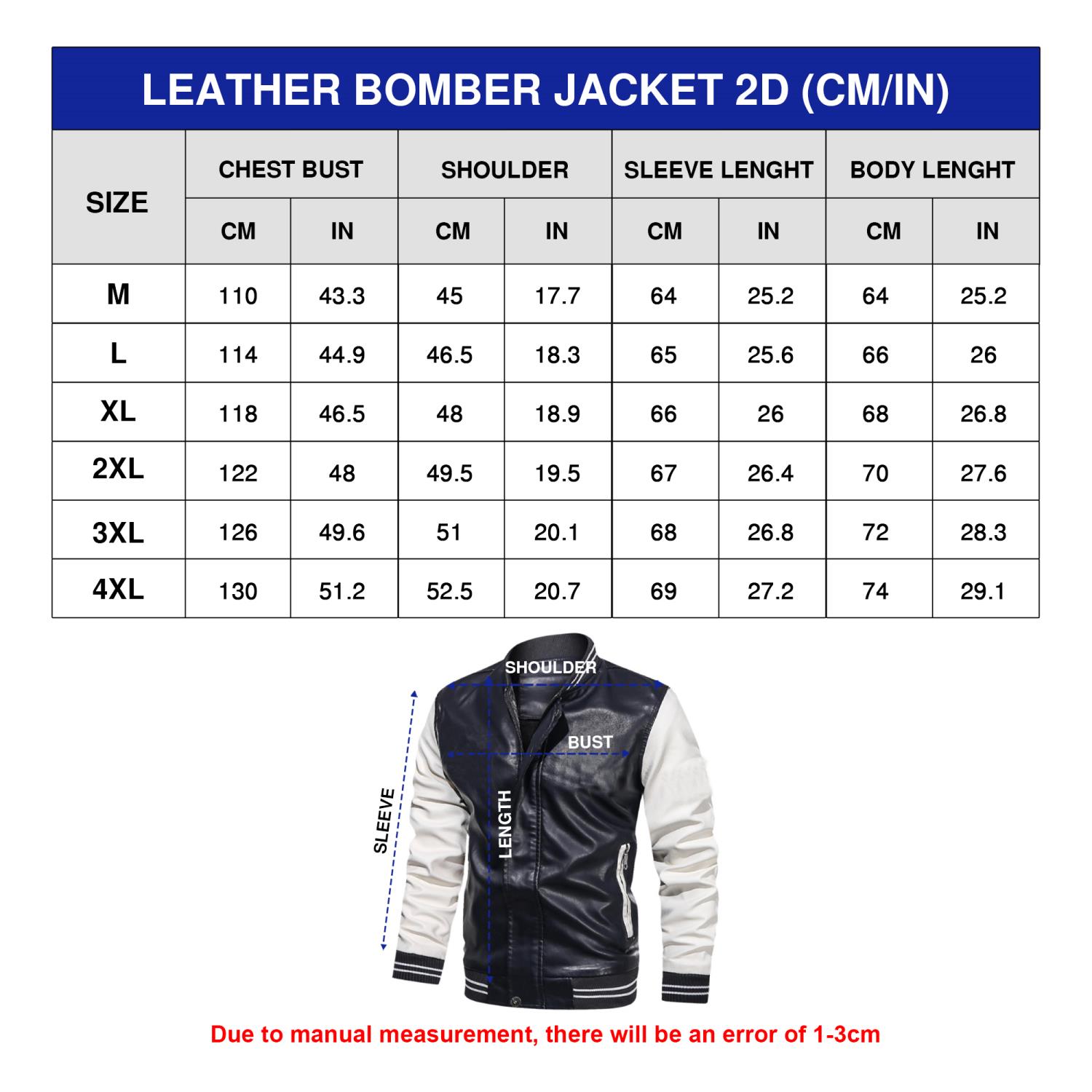 NEW EV Zug Bomber Leather Jacket 15