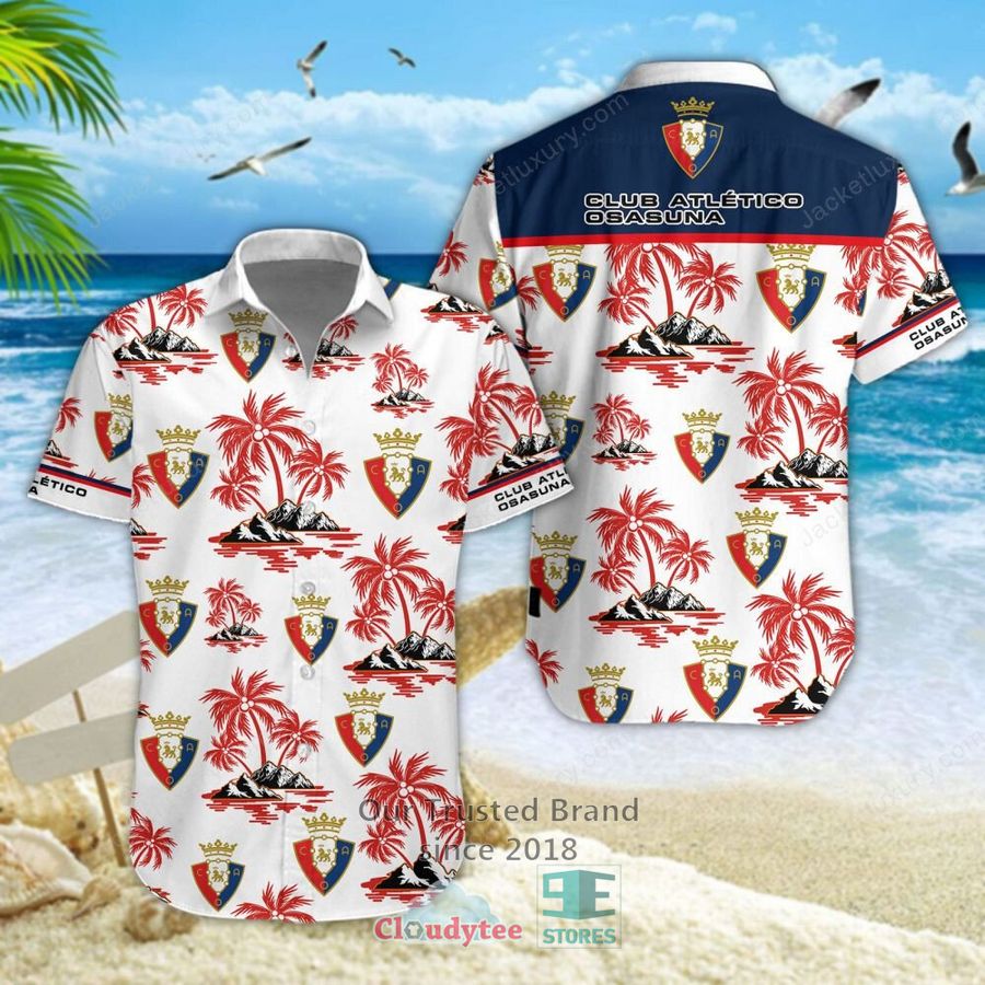NEW Club Atletico Osasuna Hawaiian Shirt, Short