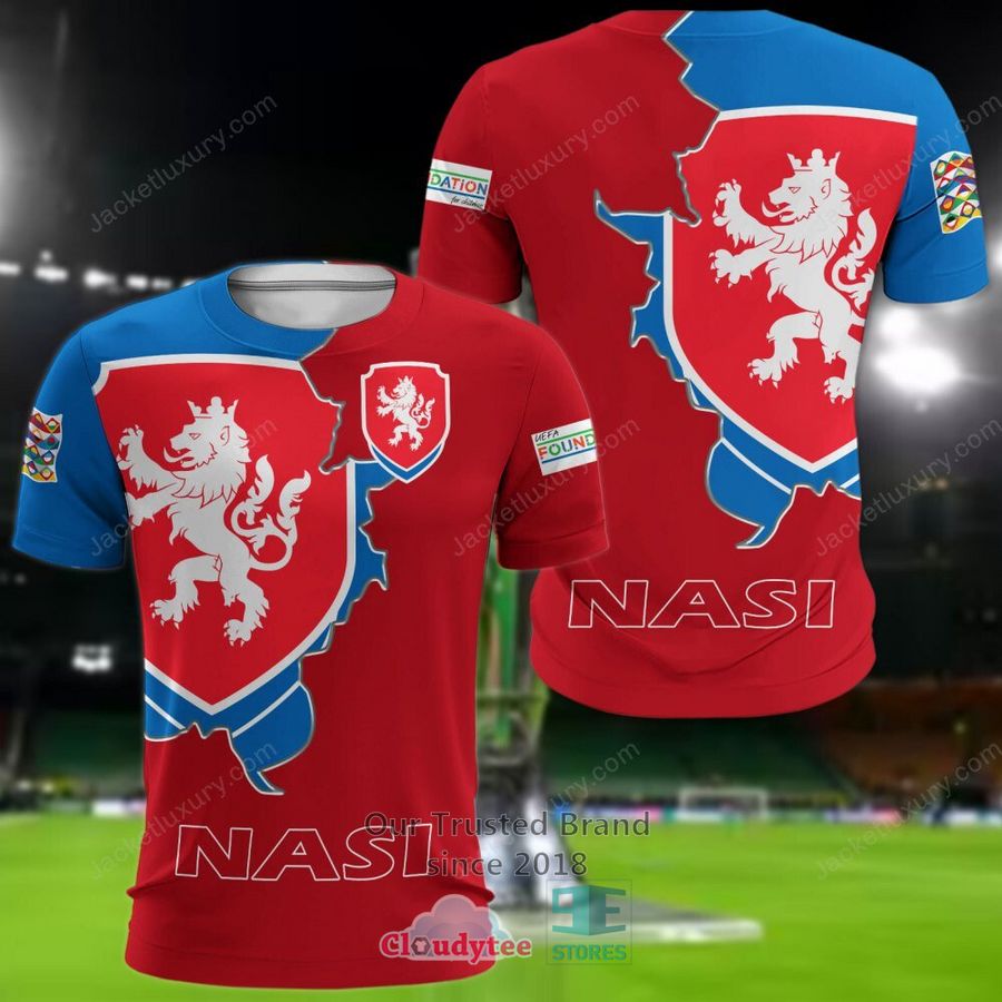 NEW Czech Republic Nasi national football team Shirt, Short 8