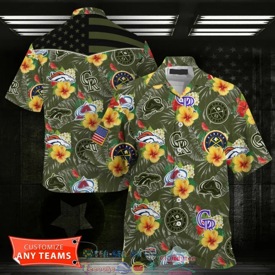 Colorado Sport Teams Tropical Hawaiian Shirt