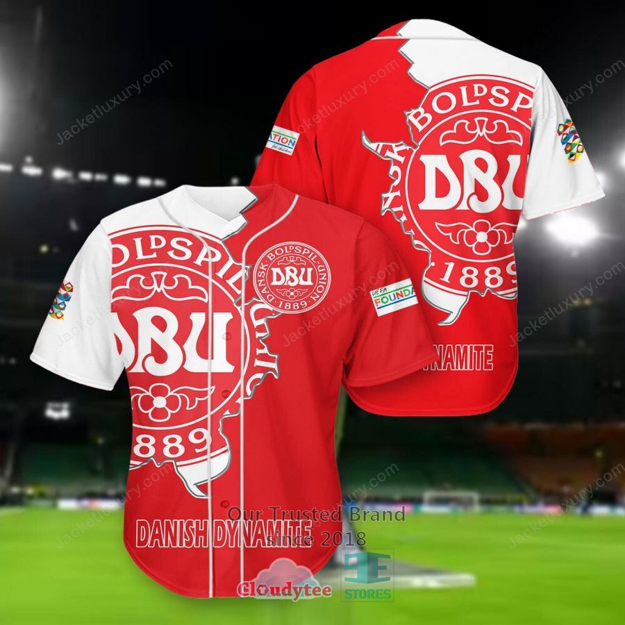 NEW Denmark Danish Dynamite national football team Shirt, Short 11