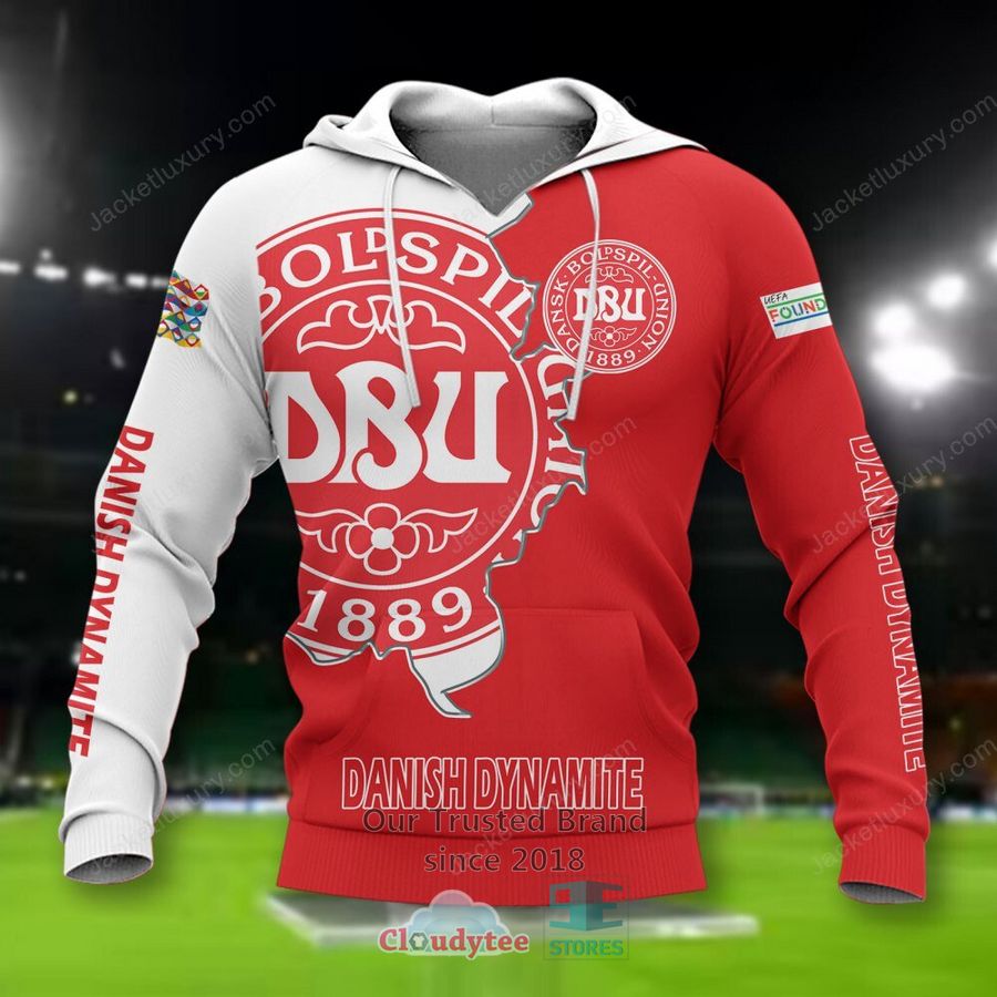 NEW Denmark Danish Dynamite national football team Shirt, Short 2