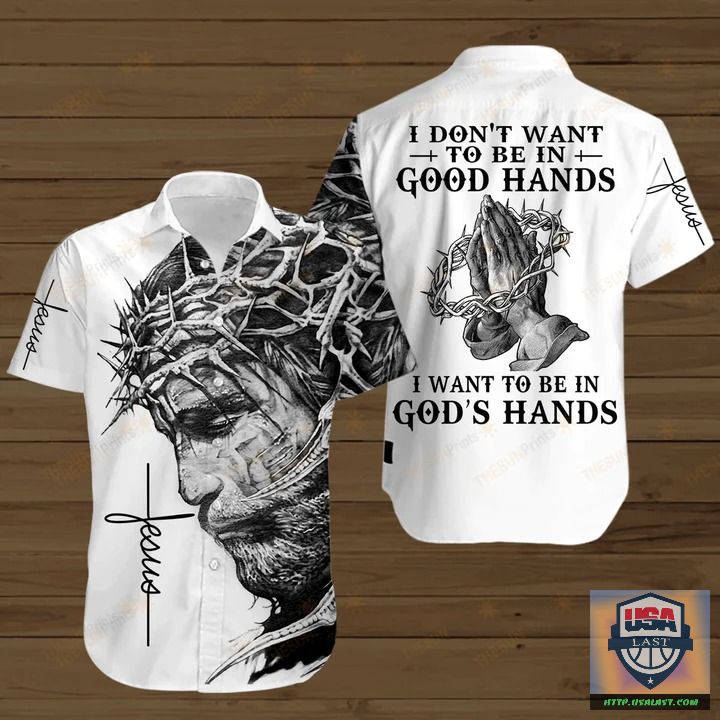 Where To Buy Jesus I Want To Be In God’s Hand Hawaiian Shirt