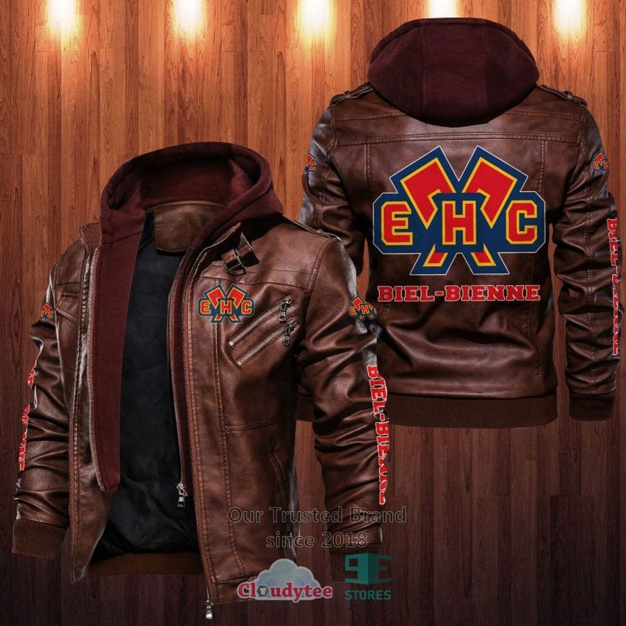 NEW EHC Biel Leather Jacket 7