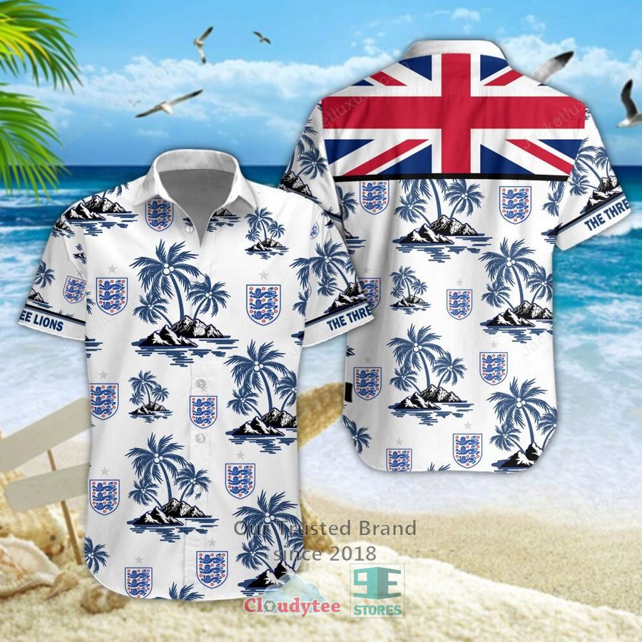 England national football team Hawaiian Shirt, Short - Wow! This is gracious