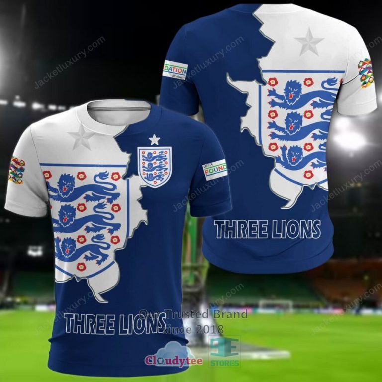 England Three Lions national football team 3D Hoodie, Shirt - Nice Pic