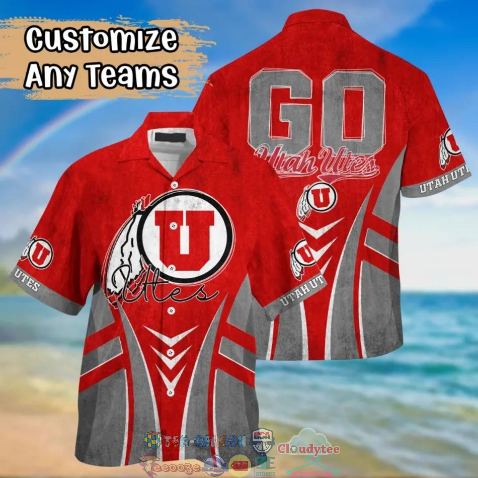 Go Utah Utes NCAA Hawaiian Shirt