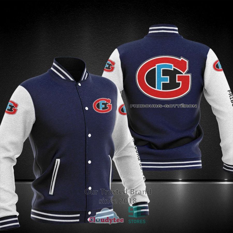 NEW Fribourg-Gotteron Baseball Jacket 2