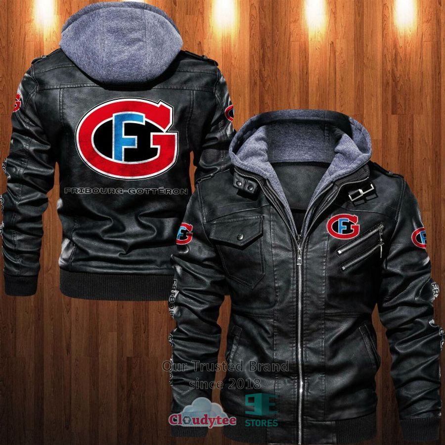 NEW Fribourg-Gotteron Leather Jacket