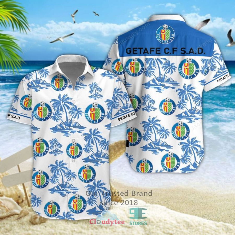 NEW Getafe C.F Hawaiian Shirt, Short