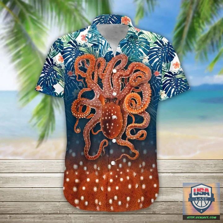 Best Gift Octopus Tropical Hawaiian Shirt New 2022
