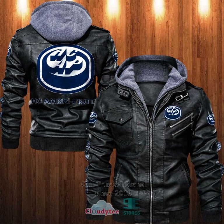 NEW HC Ambri-Piotta Leather Jacket 3
