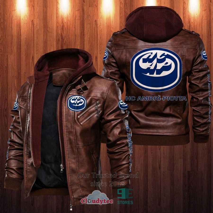 NEW HC Ambri-Piotta Leather Jacket 7