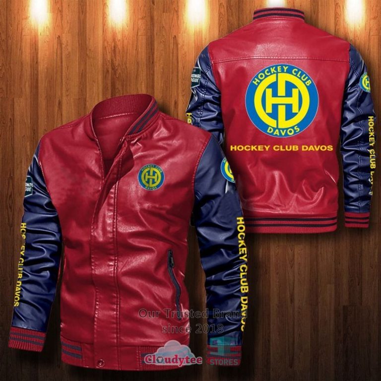 NEW HC Davos Bomber Leather Jacket 12