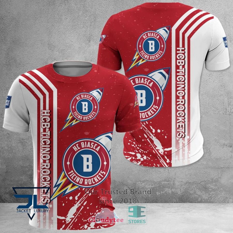 NEW HCB Ticino Rockets Shirt, Short 8