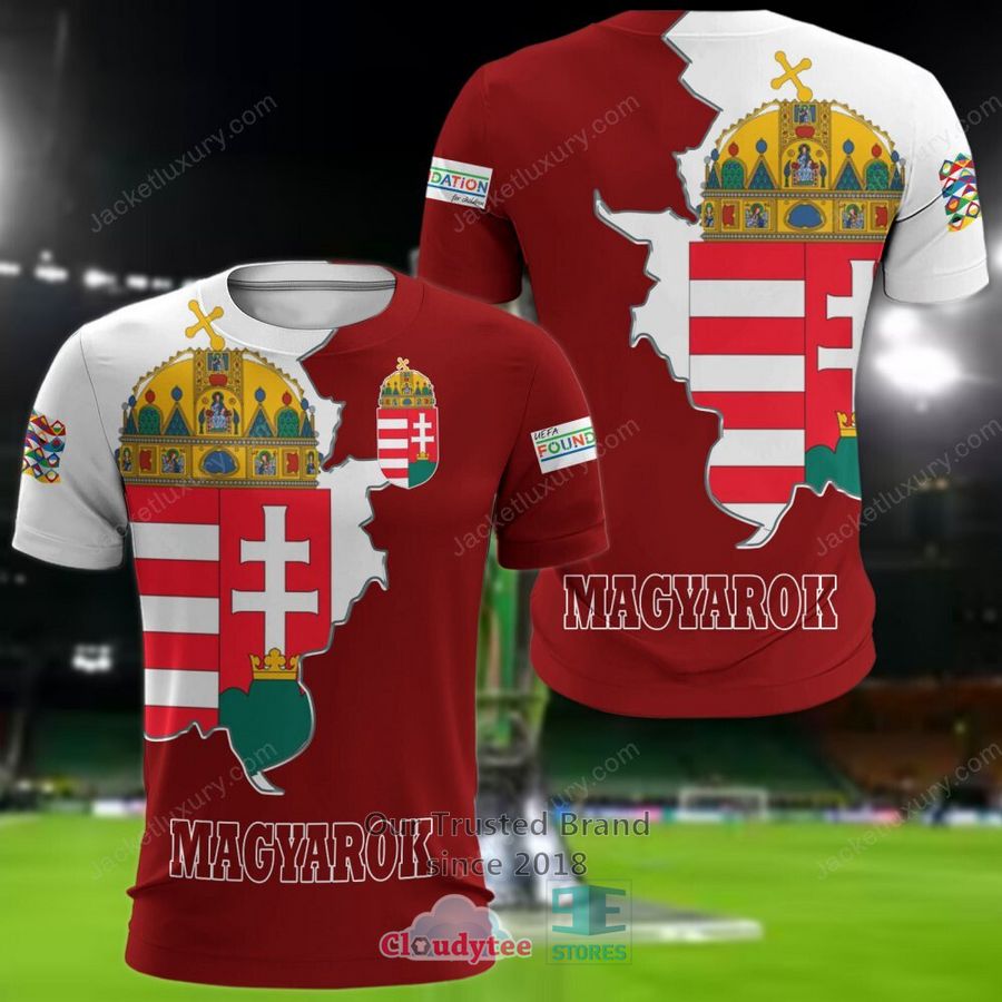 NEW Hungary Magyarok national football team Shirt, Short 8