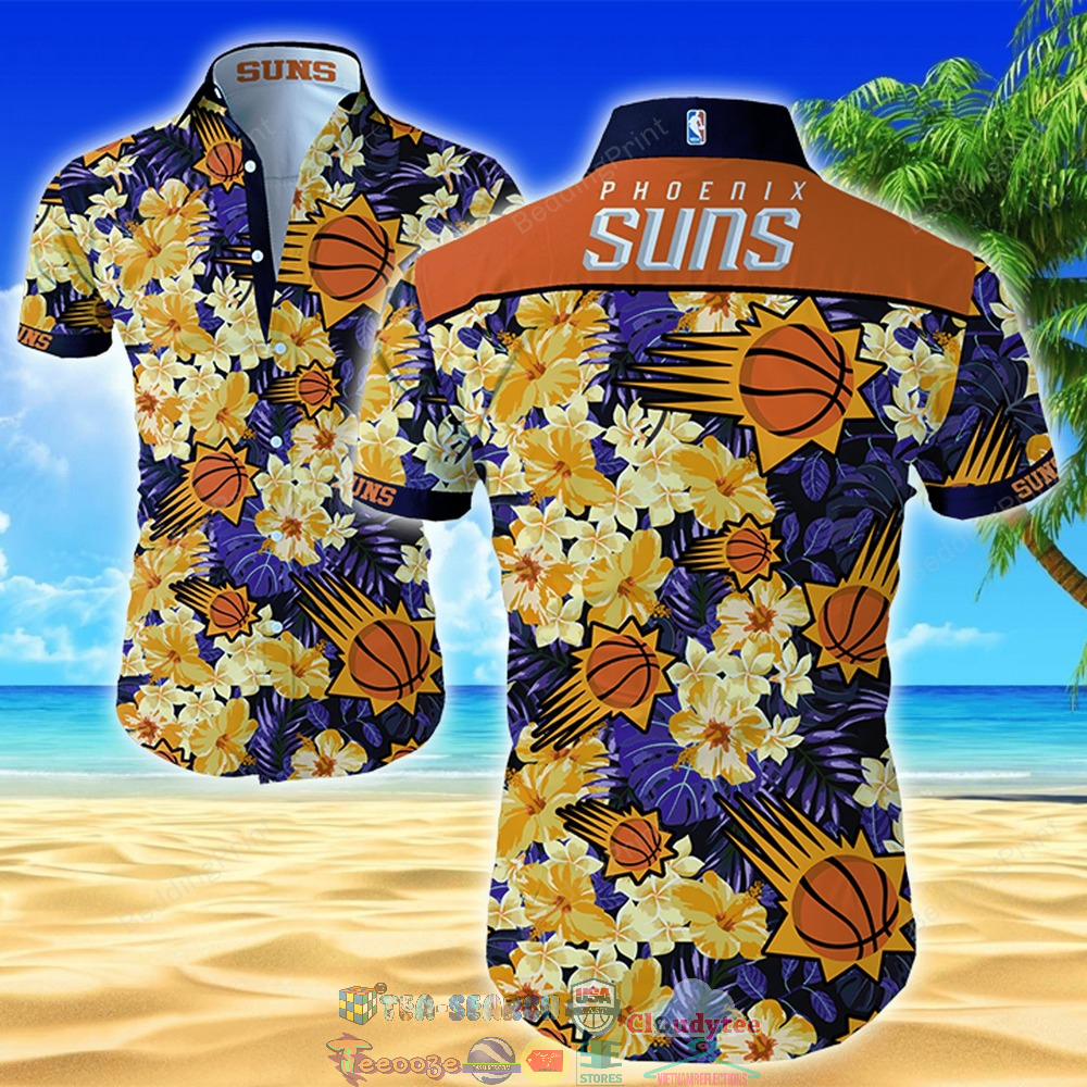 Phoenix Suns NBA Hibiscus Tropical Hawaiian Shirt