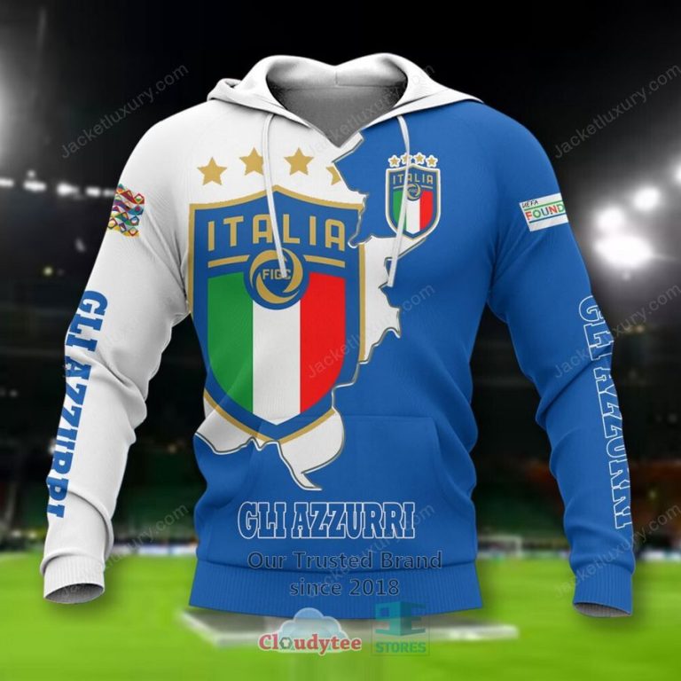NEW Italy Gli Azzurri national football team Shirt, Short 13