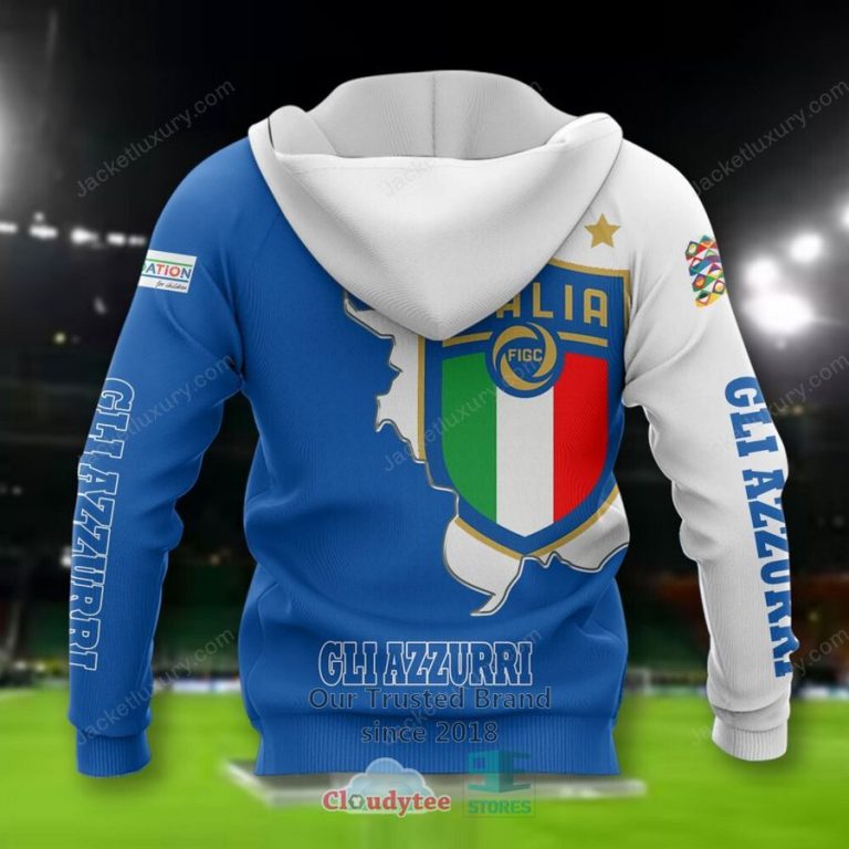 NEW Italy Gli Azzurri national football team Shirt, Short 14