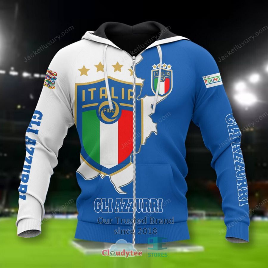NEW Italy Gli Azzurri national football team Shirt, Short 4