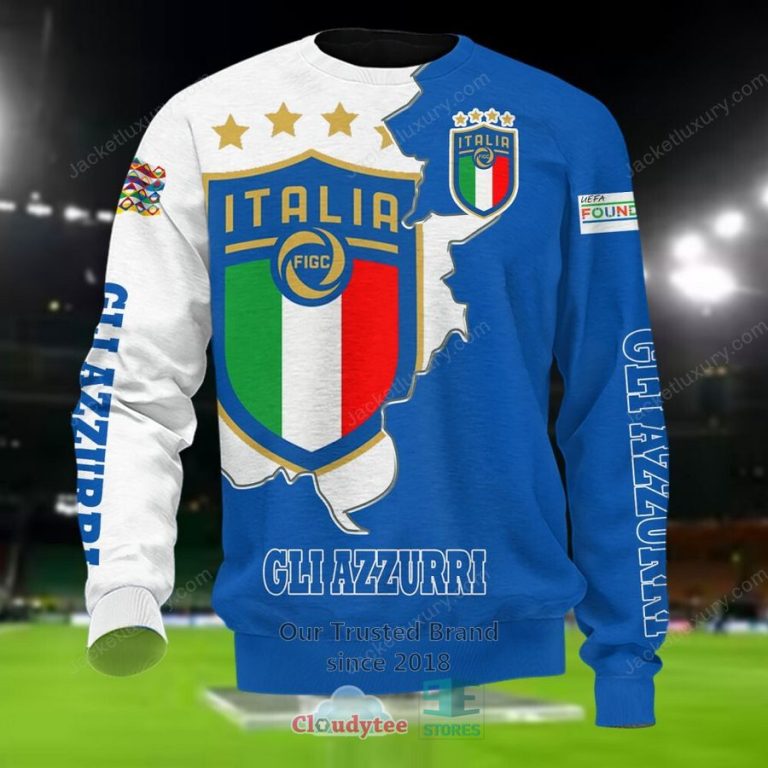NEW Italy Gli Azzurri national football team Shirt, Short 16