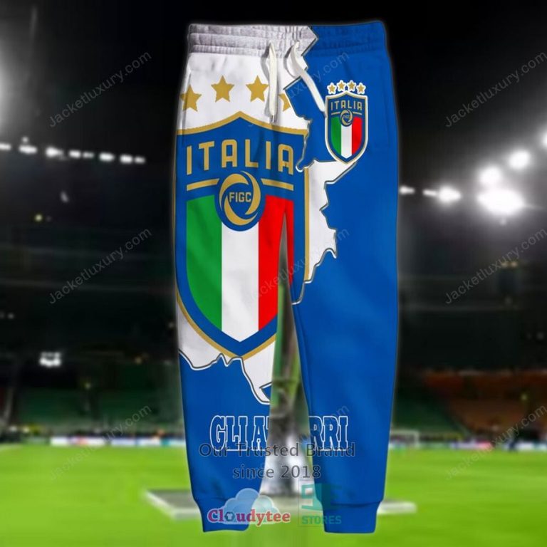 NEW Italy Gli Azzurri national football team Shirt, Short 17