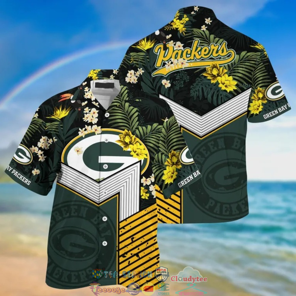 Green Bay Packers NFL Tropical Hawaiian Shirt And Shorts