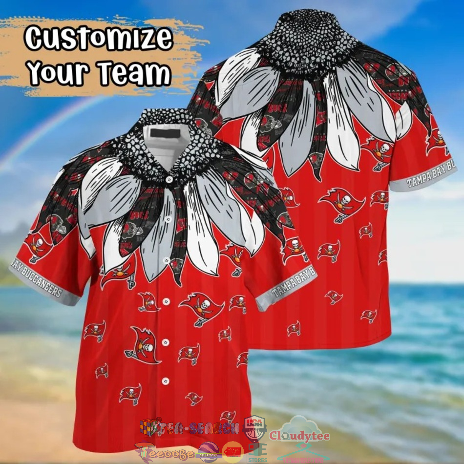 Tampa Bay Buccaneers NFL Native Feather Hawaiian Shirt