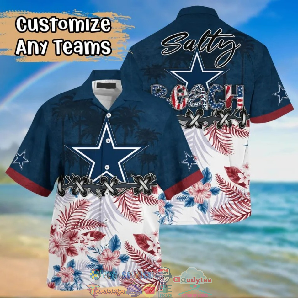 Dallas Cowboys NFL Salty Beach Hawaiian Shirt