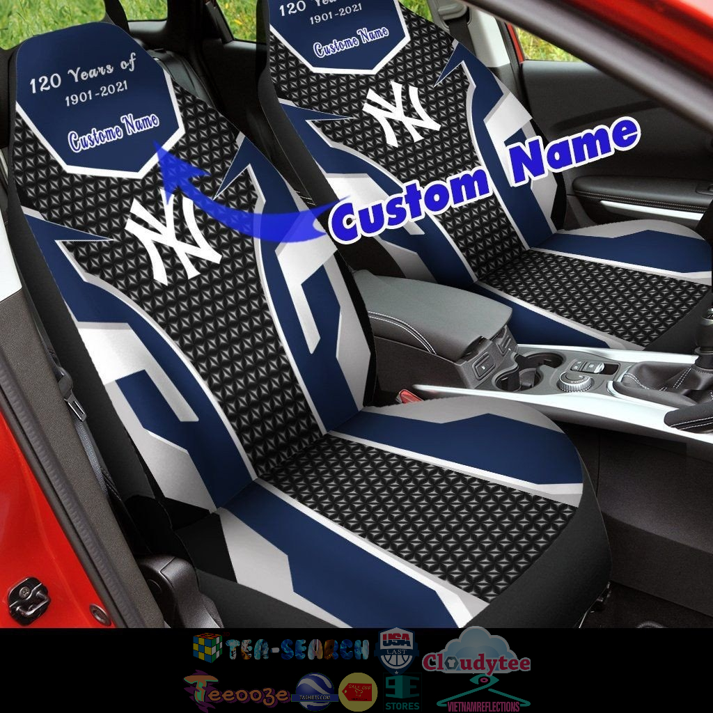 Personalized New York Yankees MLB ver 1 Car Seat Covers