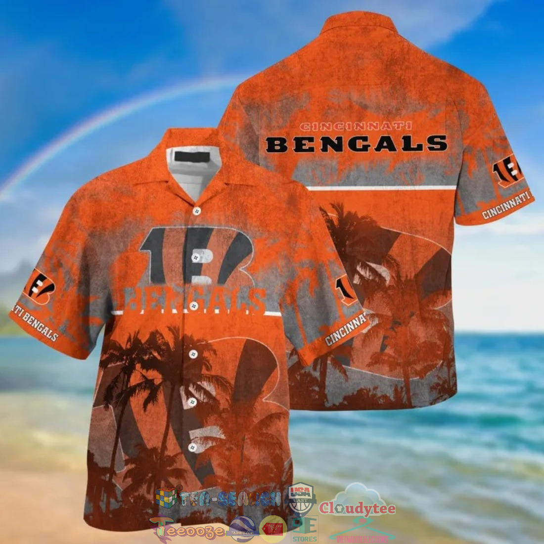 Cincinnati Bengals NFL Palm Tree Hawaiian Shirt