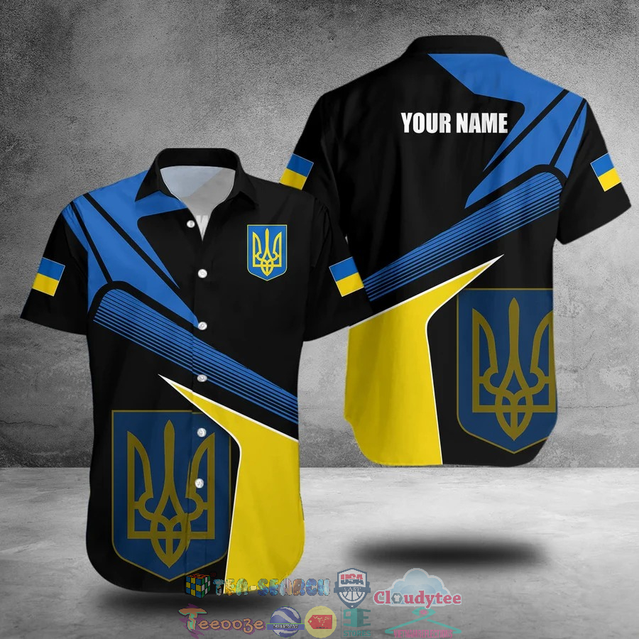 Personalized Stand With Ukraine Pray For Ukraine Hawaiian Shirt