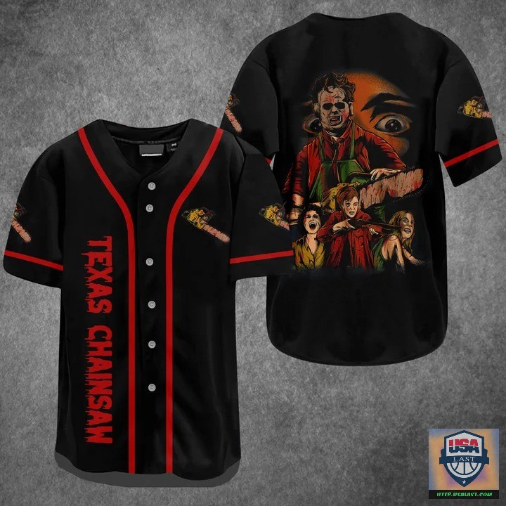2022 Hot Sale Leatherface Texas Chainsaw Baseball Jersey Shirt