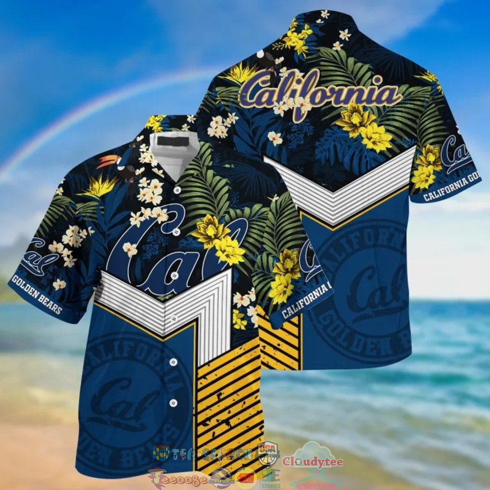 California Golden Bears NCAA Tropical Hawaiian Shirt And Shorts