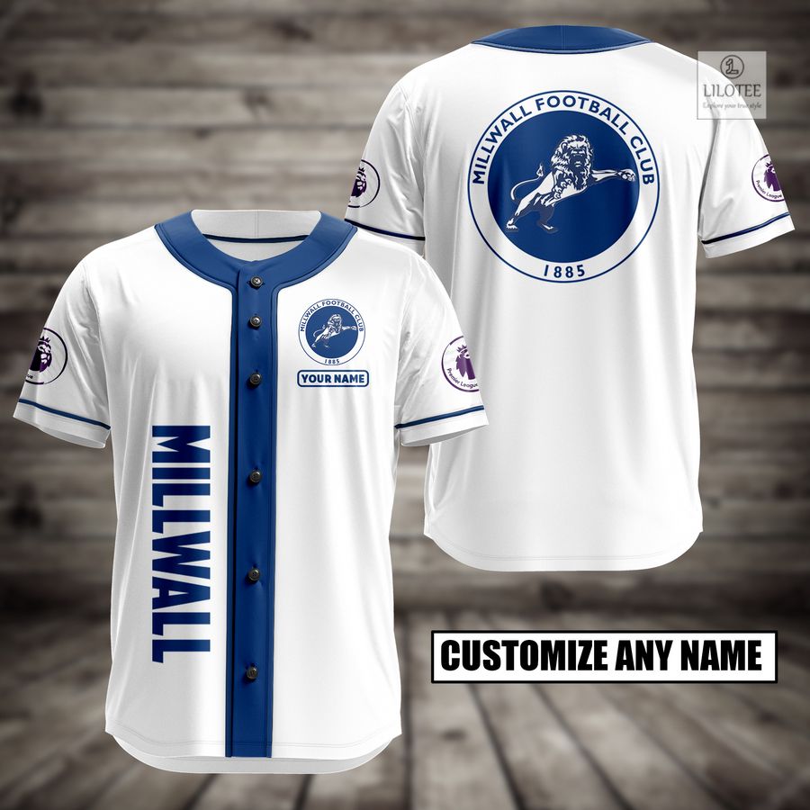 Personalized Millwall Football Club Baseball Jersey - Natural and awesome