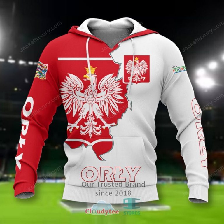 NEW Poland Orly national football team Shirt, Short 13