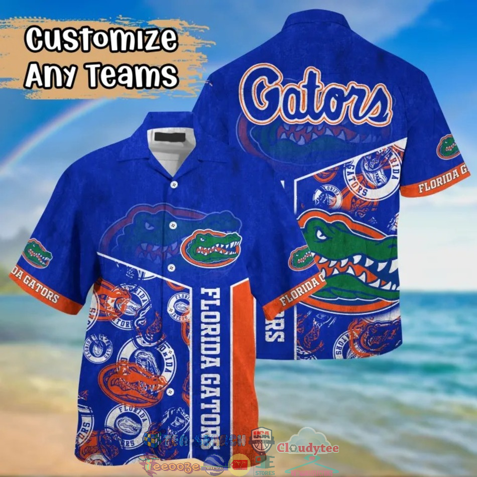 Florida Gators Logo NCAA Hawaiian Shirt