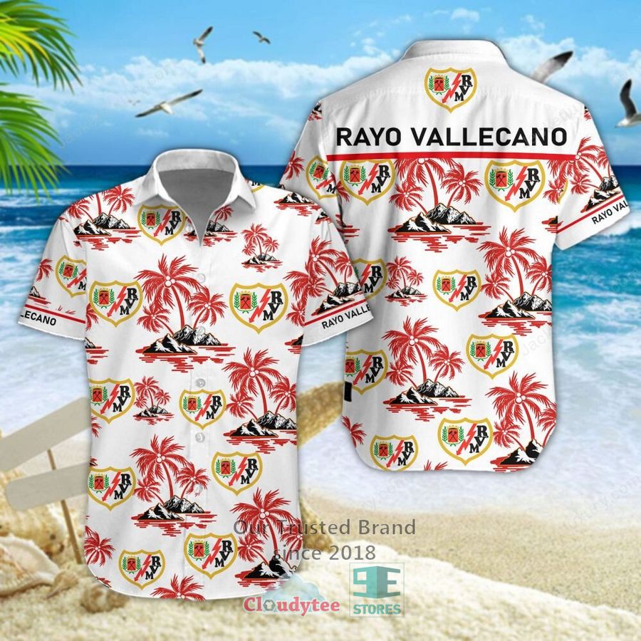 NEW Rayo Vallecano Hawaiian Shirt, Short