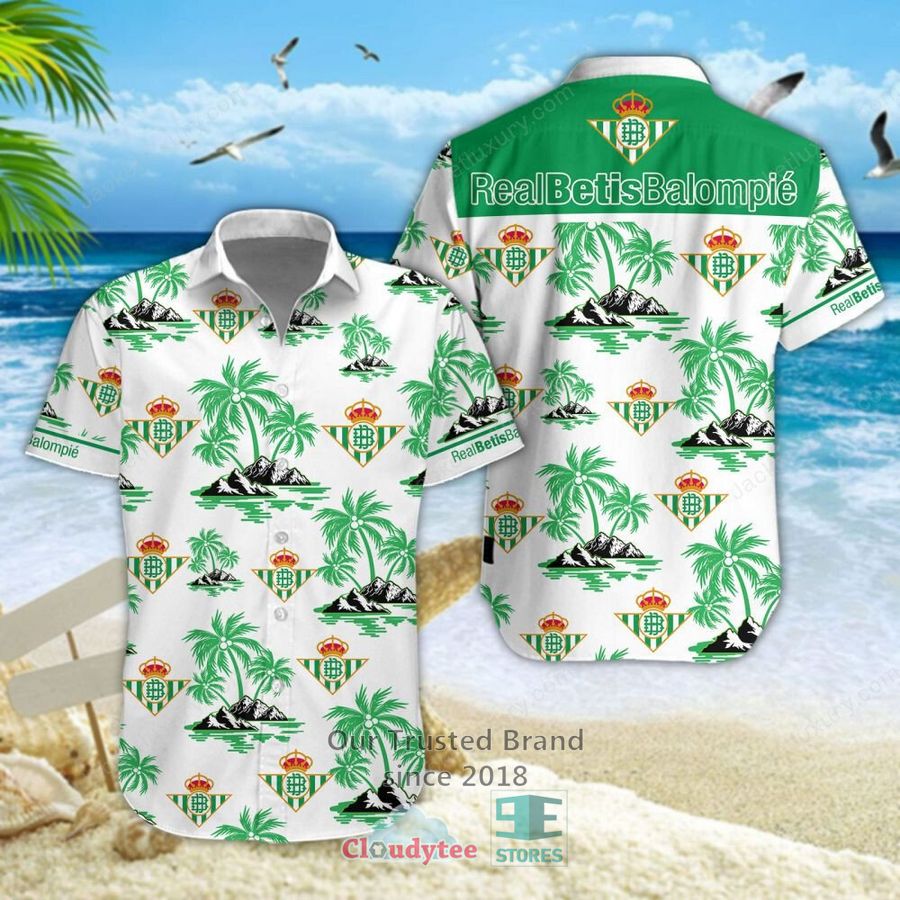 NEW Real Betis Balompie Hawaiian Shirt, Short