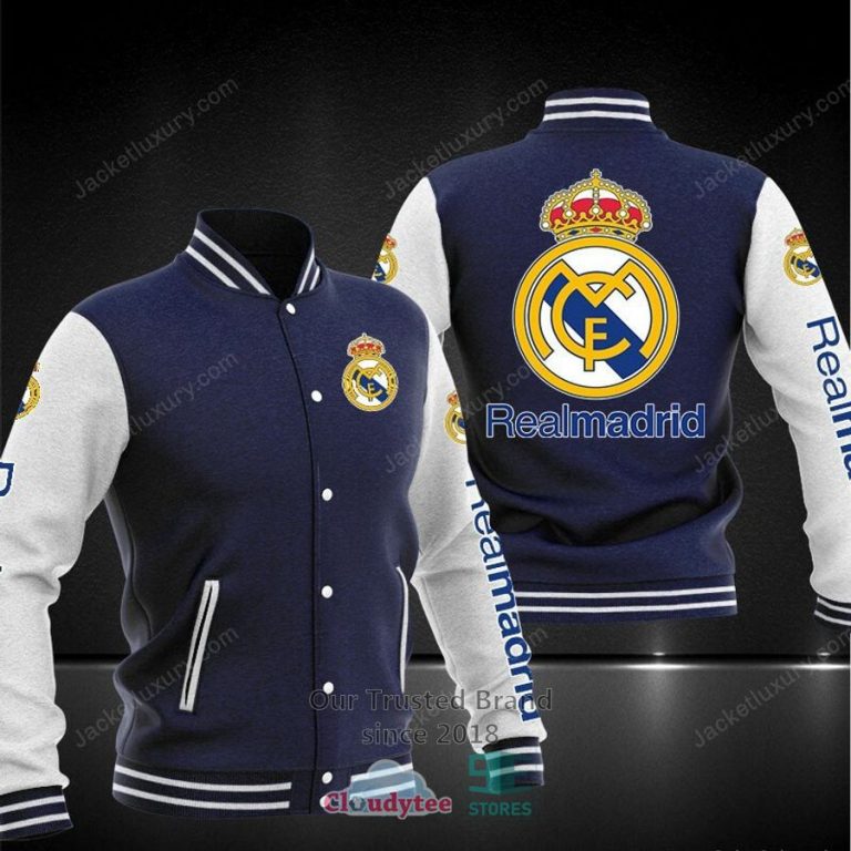 NEW Real Madrid C.F. Baseball Jacket