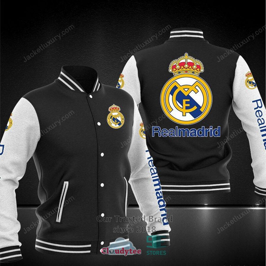 NEW Real Madrid C.F. Baseball Jacket 2