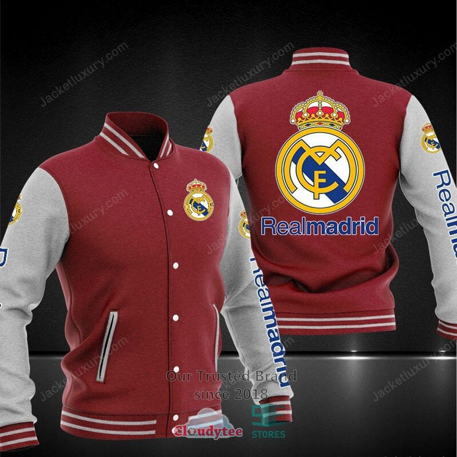 NEW Real Madrid C.F. Baseball Jacket 4