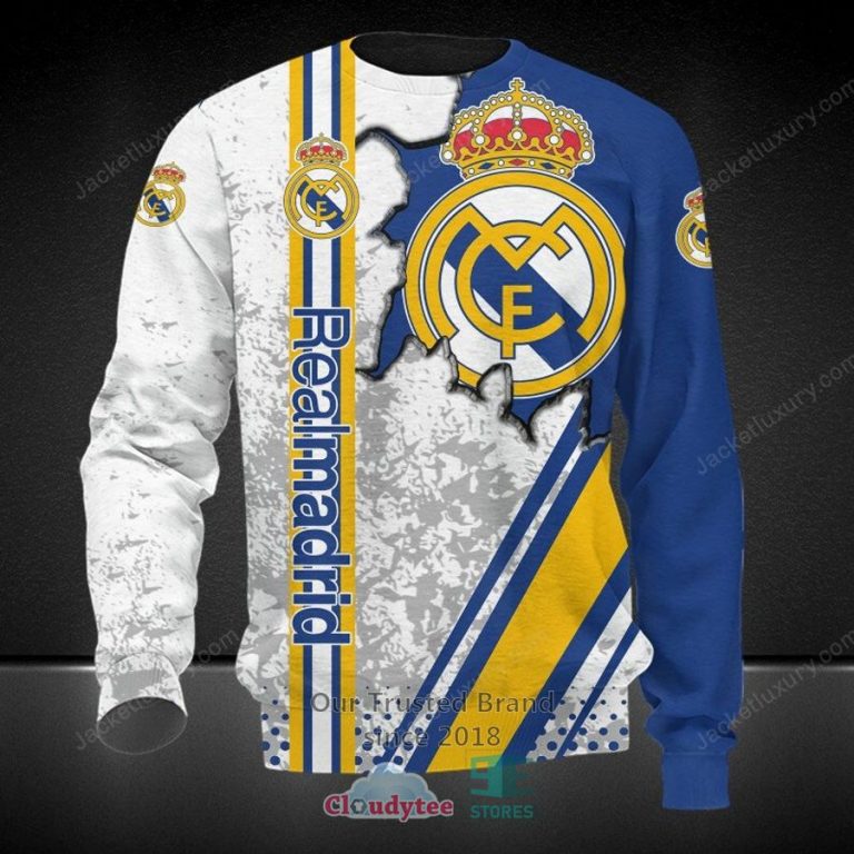 Real Madrid C.F. Blue 3D Hoodie, Shirt - Have you joined a gymnasium?