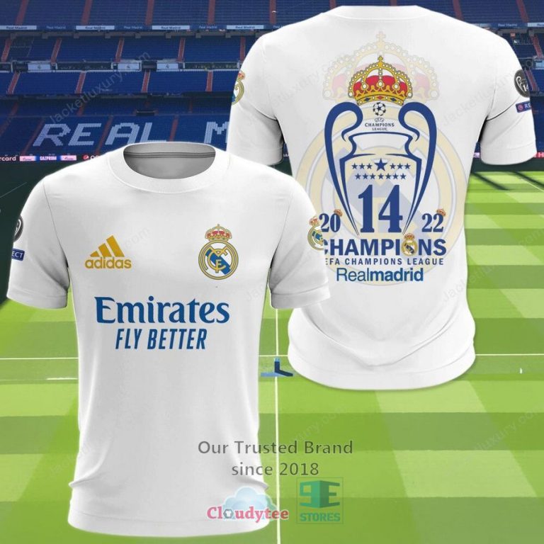 Real Madrid C.F. Champions 3D Hoodie, Shirt - Gang of rockstars
