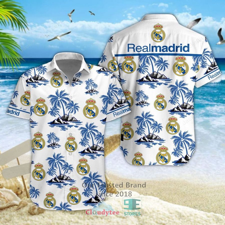 NEW Real Madrid C.F. Hawaiian Shirt, Short