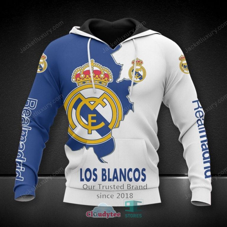 Real Madrid C.F. Los Blancos 3D Hoodie, Shirt - You look handsome bro