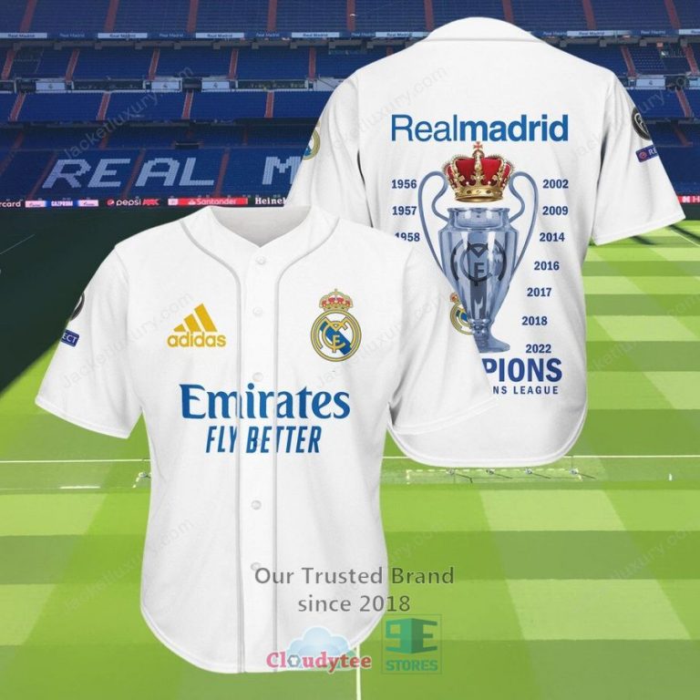 NEW Real Madrid C.F. UEFA Champions League Shirt, Short 22