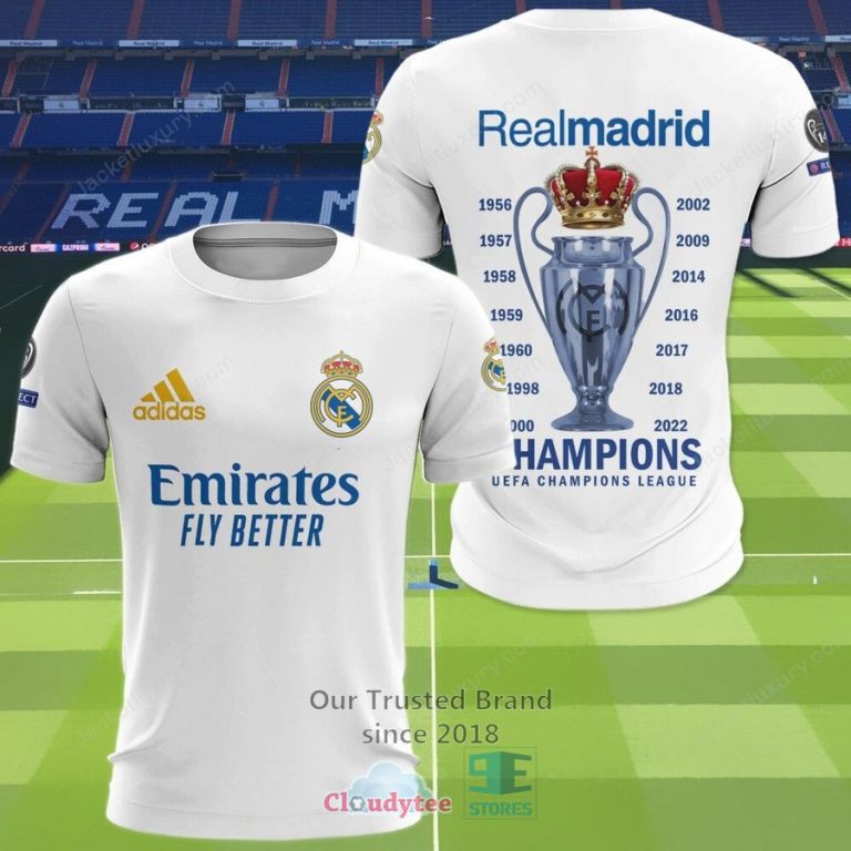 NEW Real Madrid C.F. UEFA Champions League Shirt, Short 19